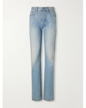 Gucci High-Rise Wide-Leg Jeans - Blue