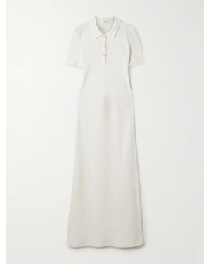 The Row Valenit Maxikleid Aus Seiden-Crêpe - Weiß
