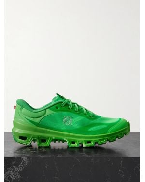 Loewe On Cloudventure 2.0 Sneakers Aus Recyceltem Mesh Mit Gummibesätzen - Grün
