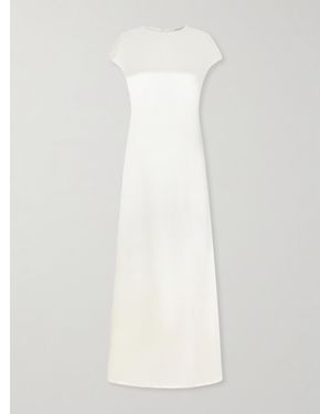 Giuliva Heritage Maxikleid Aus Satin - Weiß