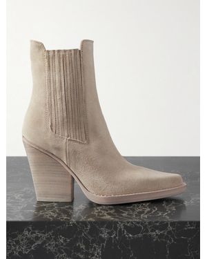 Paris Texas Dallas 100 Suede Ankle Boots - Brown