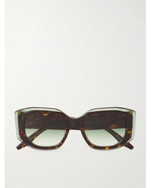 Barton Perreira Crescendo Square-Frame Acetate Sunglasses - Multicolour