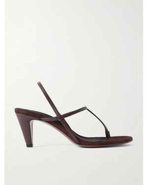 Neous Arneb Slingback-Sandalen Aus Leder - Braun