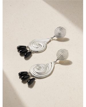 Juju Vera Eliza-Tone Onyx Earrings - Natural