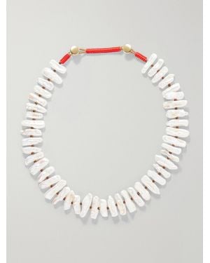 Roxanne Assoulin The Pearls Branch Beaded Necklace - Natural