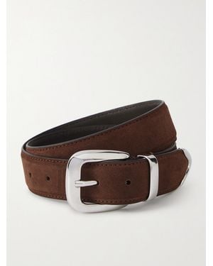 Anderson's Suede Belt - Brown