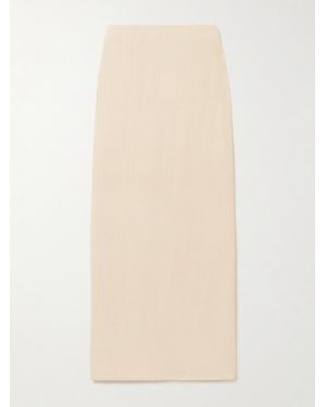 Matteau Woven Maxi Skirt - Natural