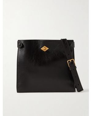 Metier Stowaway Leather Shoulder Bag - Black