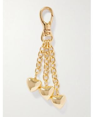 Roxanne Assoulin The Puffy Heart-Tone Bag Charm - Metallic