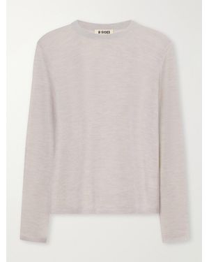 B Sides Merino Wool T-Shirt - Natural