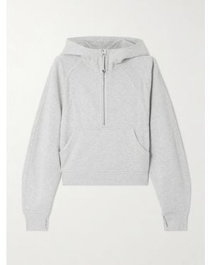 lululemon Scuba Oversized Cotton-Blend Jersey Hoodie - Grey