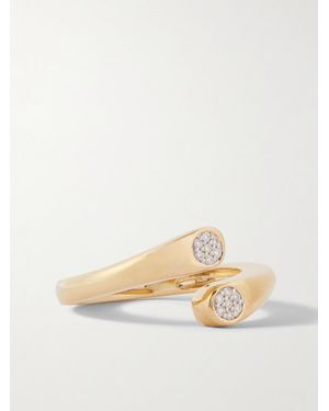 STONE AND STRAND Hug 10-Karat Diamond Ring - Natural