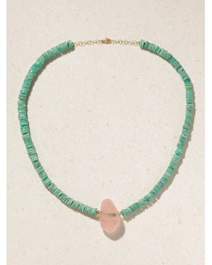 JIA JIA Aurora 14-Karat Multi-Stone Necklace - Natural