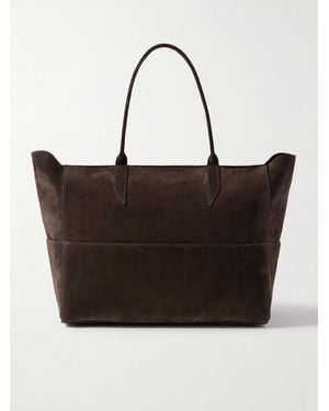 Metier Incognito 36 Panelled Suede Tote - Black