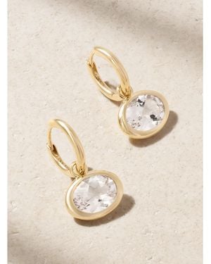 BY PARIAH Boucles D'Oreilles En Or 14 Carats (585/1000) Recyclé Et Morganites Xl Orbit - Neutre