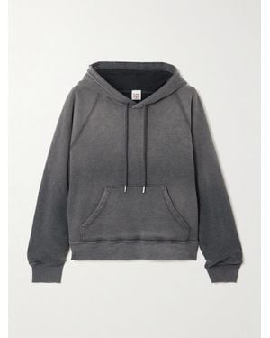 RE/DONE Hanes Hoodie Aus Jersey Aus Einer Baumwollmischung - Grau