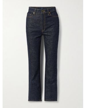 KHAITE Abigail Hoch Sitzende Jeans Mit Geradem Bein - Blau