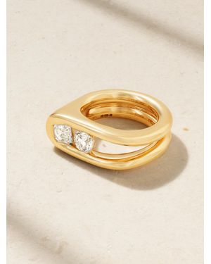 UNIFORM OBJECT Impact 18-Karat Diamond Ring - Natural