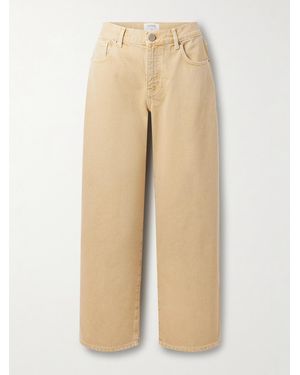 La Ligne Marilyn Hoch Sitzende Jeans Mit Weitem Bein - Natur