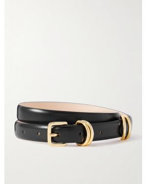 DEHANCHE Constance Leather Belt - Noir