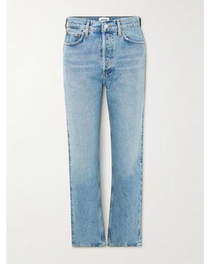 Agolde '90S Pinch High-Rise Straight-Leg Jeans - Blue