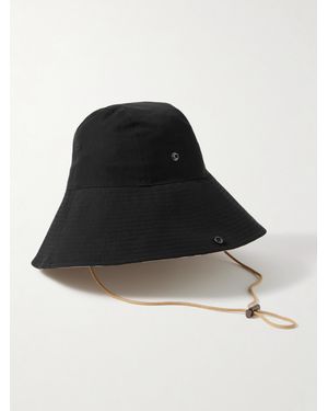 Burberry Cotton-Gabardine Bucket Hat - Black