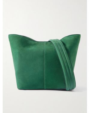 Metier Twist 18 Nubuck Bucket Bag - Green