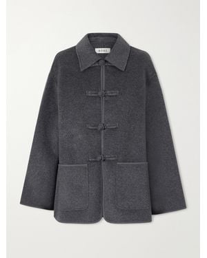 Rohe Brushed Wool And Cashmere-Blend Jacket - Grey