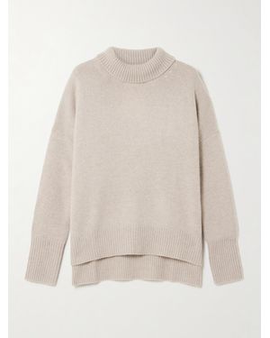 Lisa Yang Heidi Cashmere Turtleneck Jumper - Natural