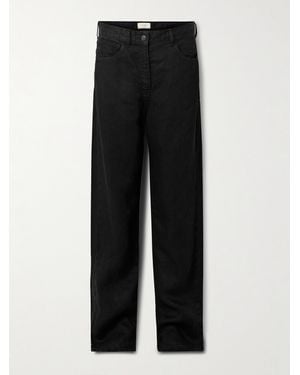 The Row Tarley Hoch Sitzende Jeans Mit Geradem Bein - Schwarz