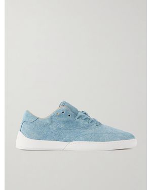 Gabriela Hearst Ohio Printed Suede Trainers - Blue