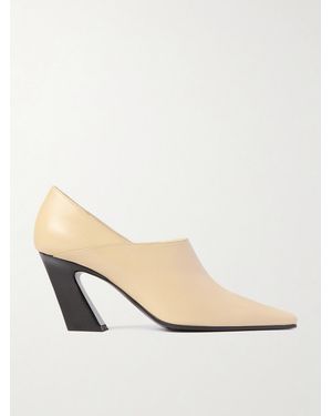 Bottega Veneta Banzai Leather Court Shoes - Natural