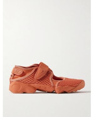 Nike Air Rift Mesh Split-Toe Sneakers - Red