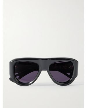 Jacques Marie Mage Barclay Pilotensonnenbrille Aus Azetat - Schwarz