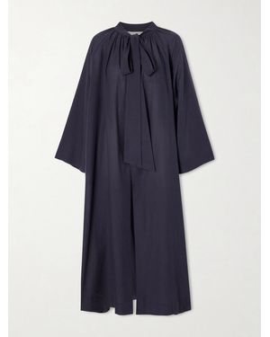 Les Vacances d'Irina Liquid Summer Cotton-Voile Kaftan - Blue