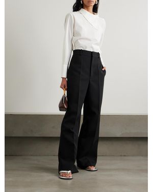 Carven Tr201 Wide Leg Trousers in Blue | Lyst