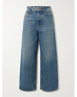 B Sides Elissa High-Rise Wide-Leg Jeans - Blue