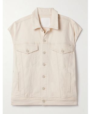 Mother The Drifter Denim Vest - Natural
