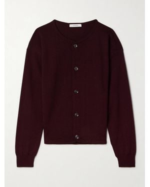 Lemaire Wool-Blend Cardigan - Purple
