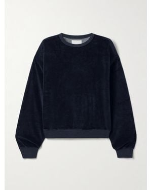 Citizens of Humanity Vintage Cotton-Blend Velour Sweatshirt - Blau