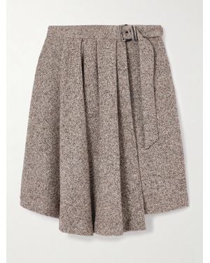 スカート BRUNELLO CUCINELLI Asymmetrical wool skirt BRUNELLO CUCINELLI Paneled asymmetric wool midi skirt | NET