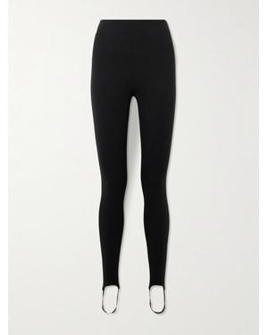 Spanx Supersmooth Perfectfit Stretch-Ponte Stirrup Leggings - Black