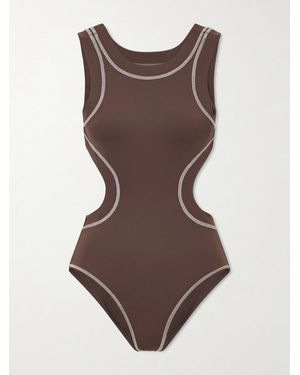 STAUD Dolce One Piece - Brown