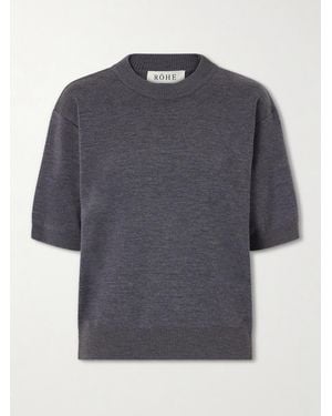 Rohe Merino Wool Jumper - Blue
