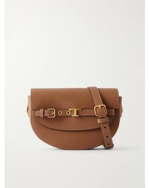 Tod's Tracollina Leather Shoulder Bag - Brown