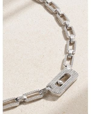 Messika My Move 18-Karat Diamond Necklace - Natural