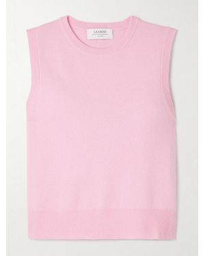 La Ligne Liam Cashmere Tank - Pink