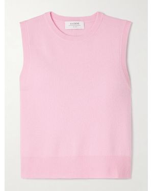 La Ligne Liam Cashmere Tank - Pink