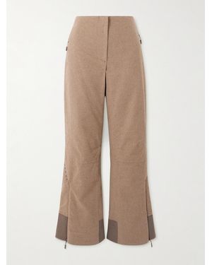 Sease Akuna Padded Cashmere Flared Ski Pants - Natural