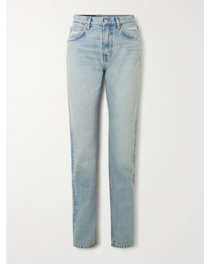 RE/DONE The Blondie Hoch Sitzende Jeans Mit Geradem Bein Aus Bio-Denim - Blau